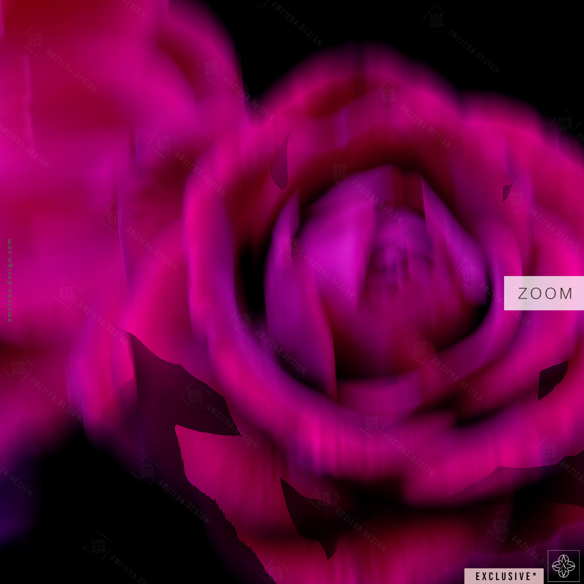 EXCLUSIVE Blurred Roses 200225A Seamless Pattern