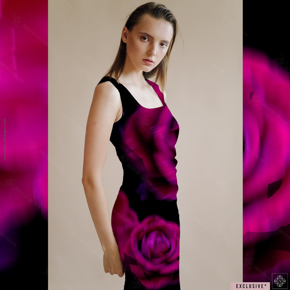 EXCLUSIVE Blurred Roses 200225A Seamless Pattern