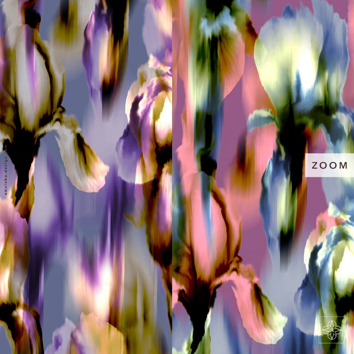 Iris 120125v2A Seamless Pattern