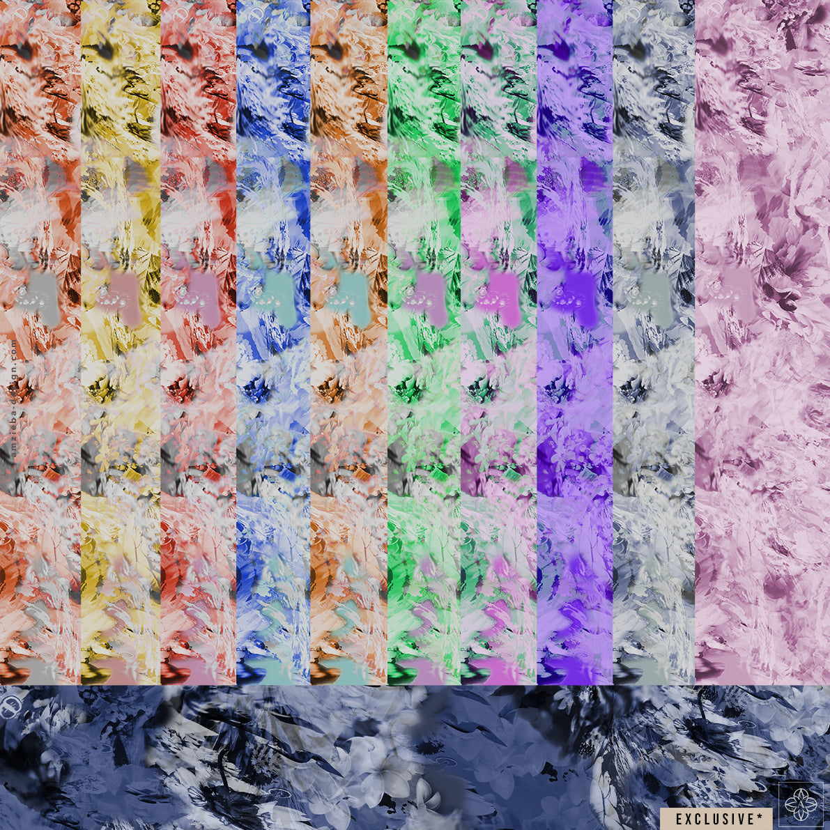 EXCLUSIVE Pastel Nature 130225A Seamless Pattern