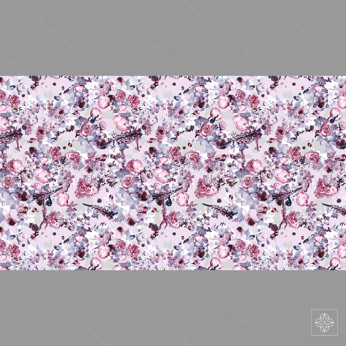 Peony Summer Flowers 230225A Seamless Pattern