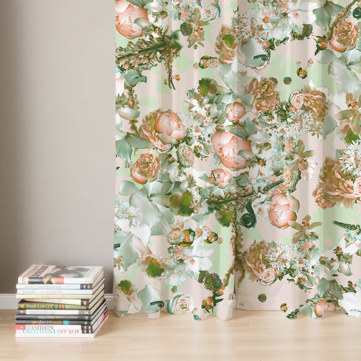 Peony Summer Flowers 230225A Seamless Pattern