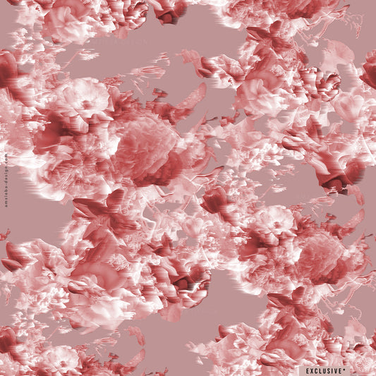 EXCLUSIVE Roses Bouquets Distorted 130225A Seamless Pattern