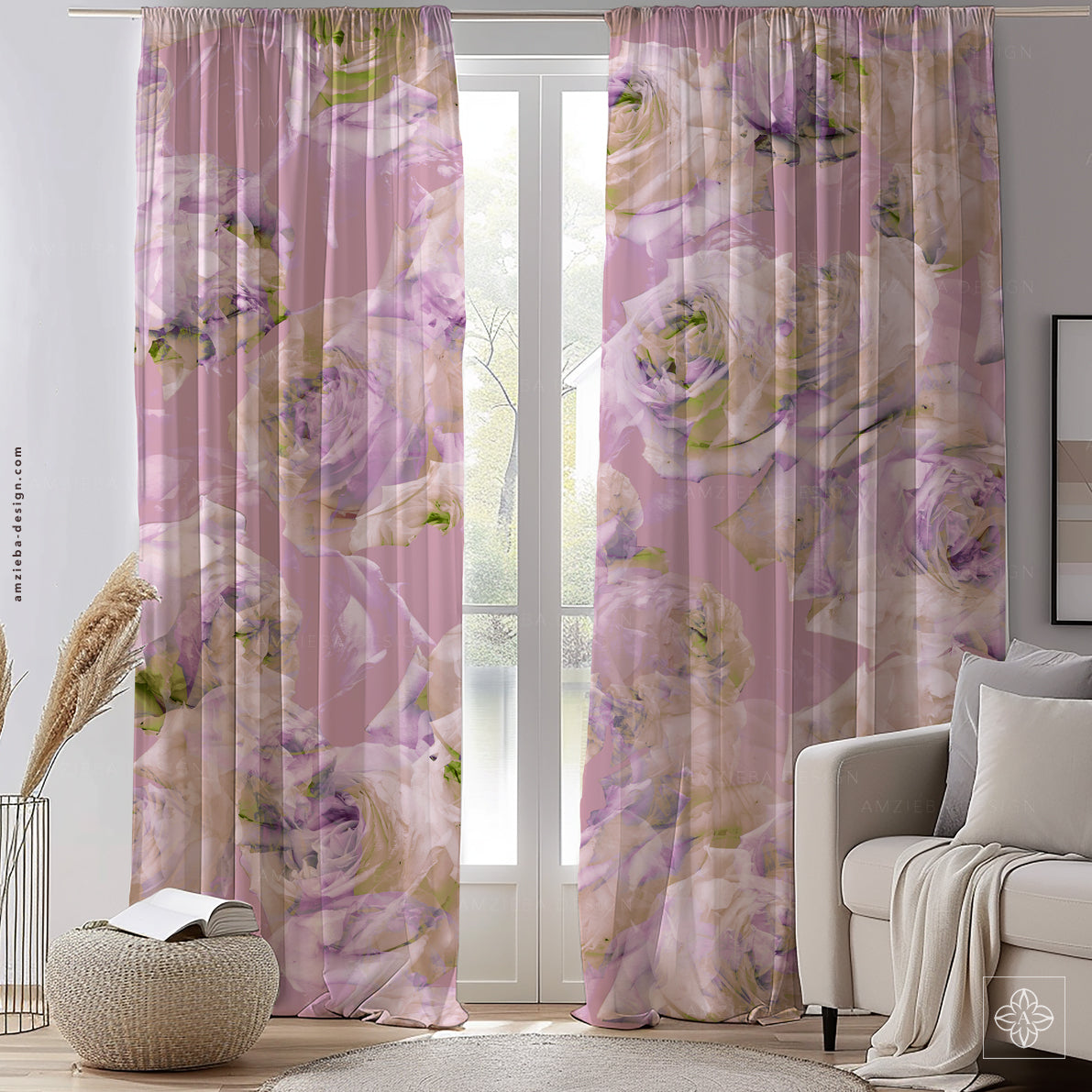 Roses Pastel 310125A Seamless Pattern