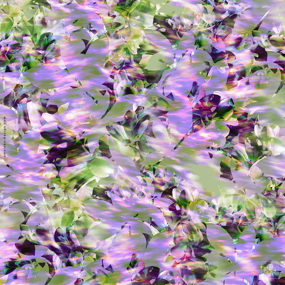 Spring Green Abstract 210125A Seamless Pattern