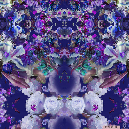EXCLUSIVE Symmetrical Flowers 240225A Seamless Pattern