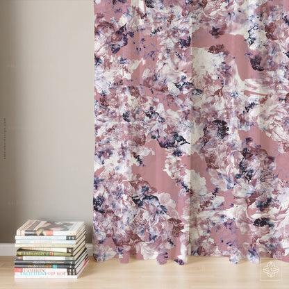Abstract Floral Peony 090225A Seamless Pattern