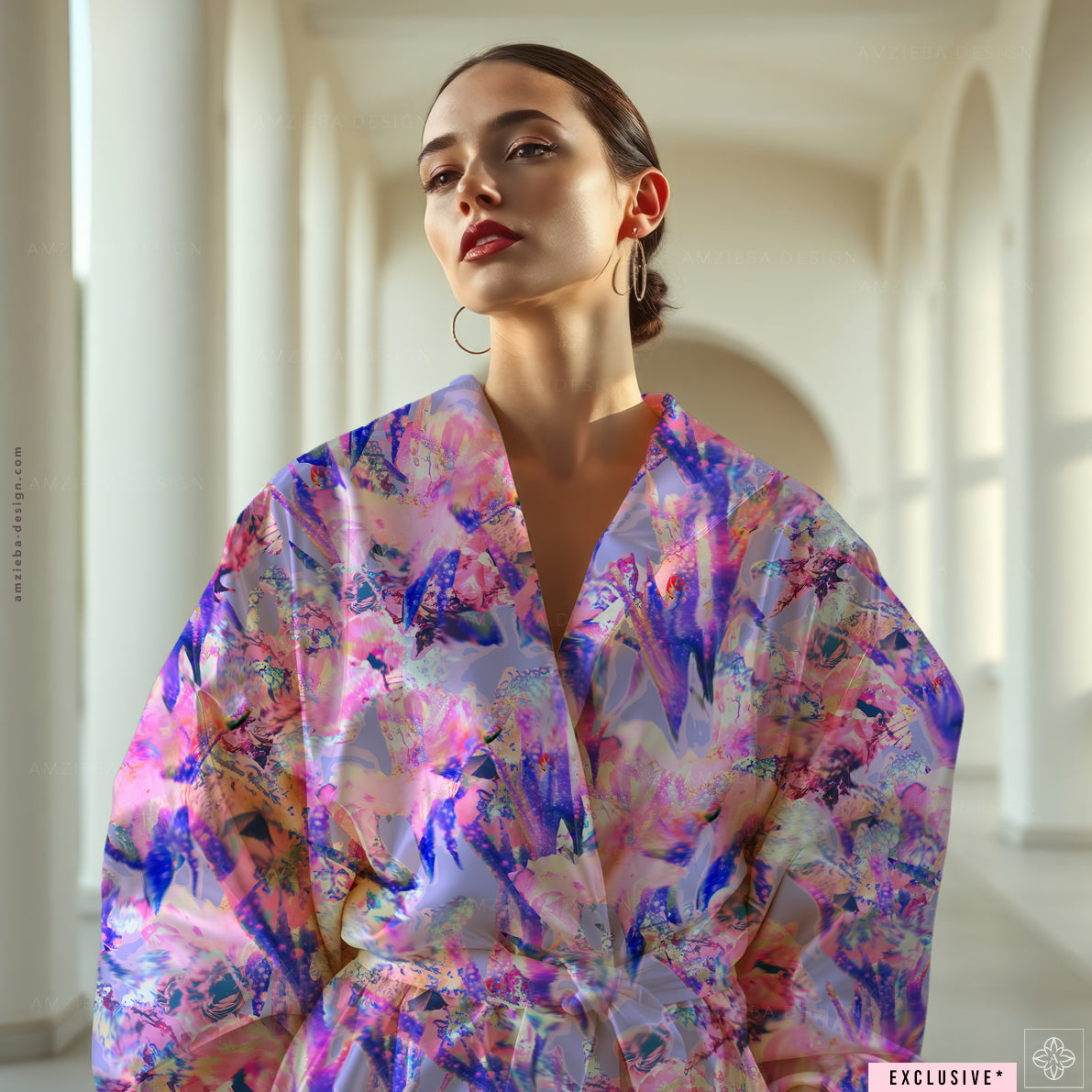 EXCLUSIVE Abstract Floral Activewear 090225A Seamless Pattern