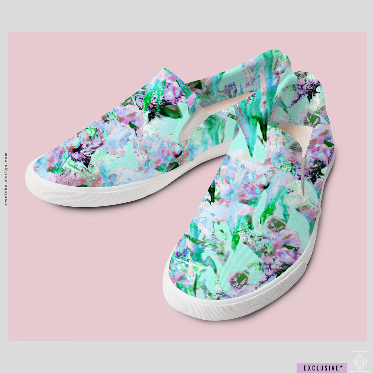 EXCLUSIVE Abstract Floral Activewear 090225A Seamless Pattern