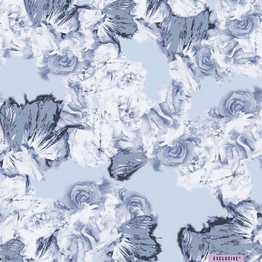 EXCLUSIVE Abstract Roses 120225A Seamless Pattern