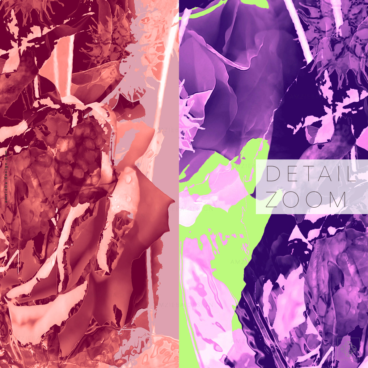 Abstract Roses Layered 260125A Seamless Pattern