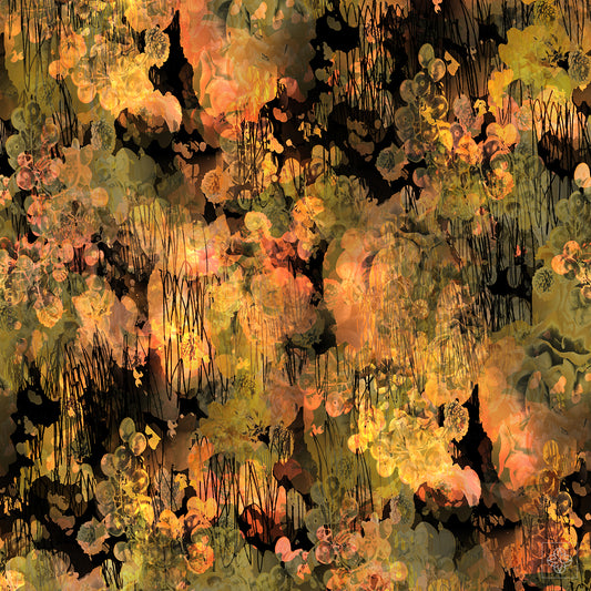 Abstract Scratch Floral 260125A Seamless Pattern