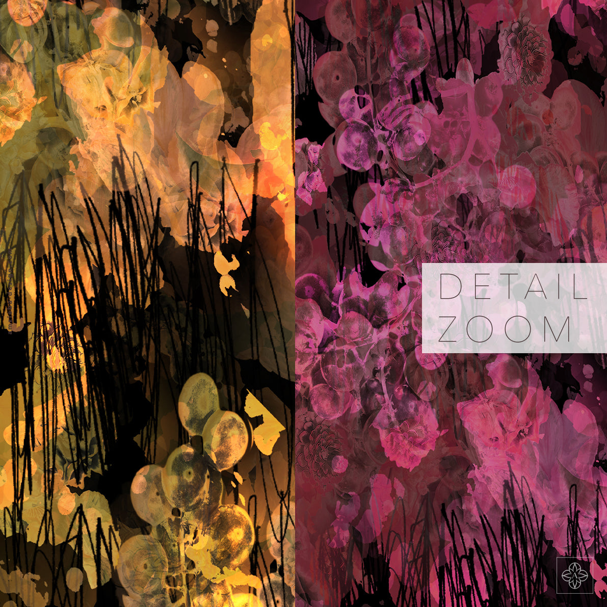 Abstract Scratch Floral 260125A Seamless Pattern