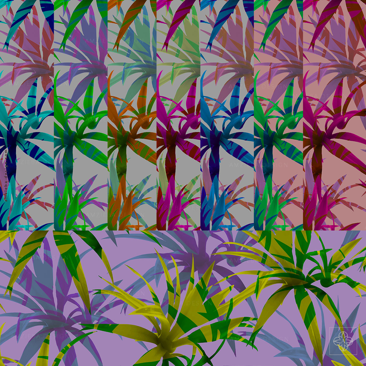 Aloevera 310125A Seamless Pattern
