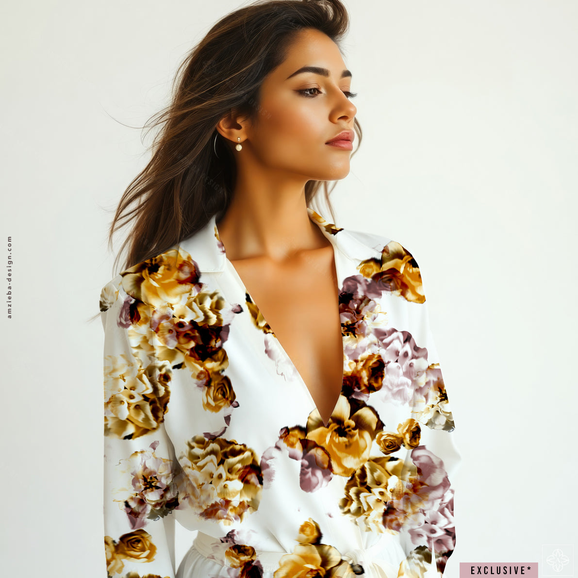 EXCLUSIVE Dezent Flowers 180225A Seamless Pattern