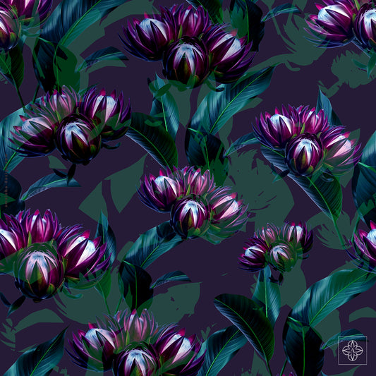 Exotic Flower 010225A Seamless Pattern