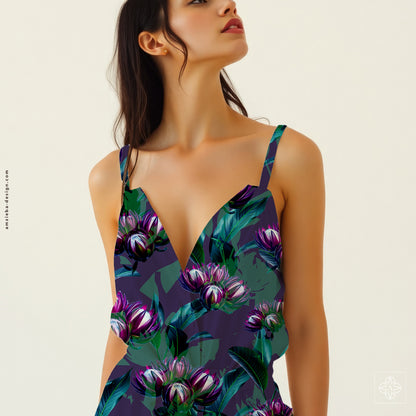 Exotic Flower 010225A Seamless Pattern