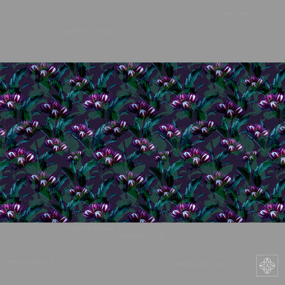 Exotic Flower 010225A Seamless Pattern