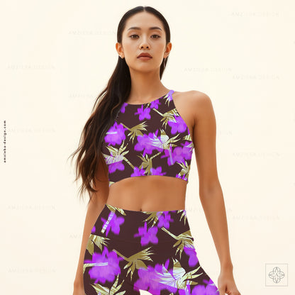 Exotic Flower Palm 290125v2A Seamless Pattern