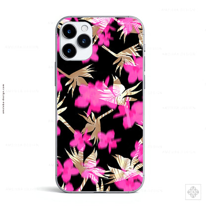 Exotic Flower Palm 290125v2A Seamless Pattern