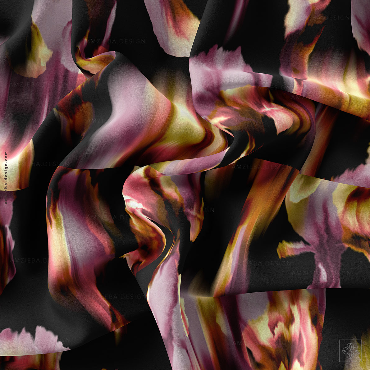 Iris Dark 120125A Seamless Pattern