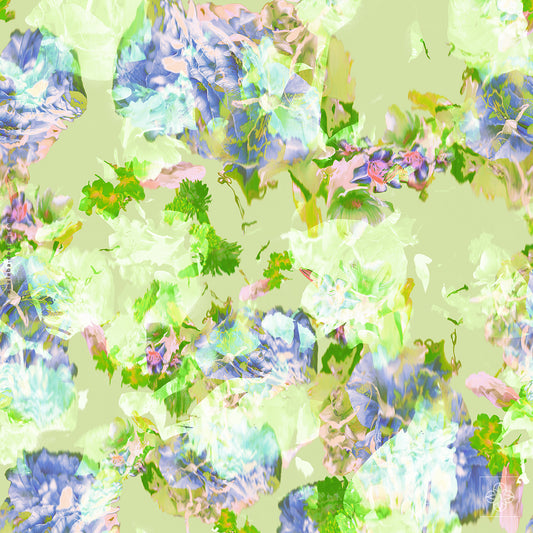 Flowers Blurred 060225A Seamless Pattern