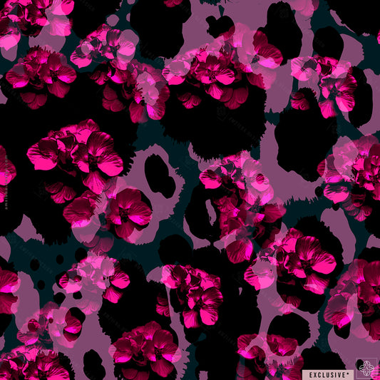 EXCLUSIVE Hydrangea Abstract Skin 250225A Seamless Pattern