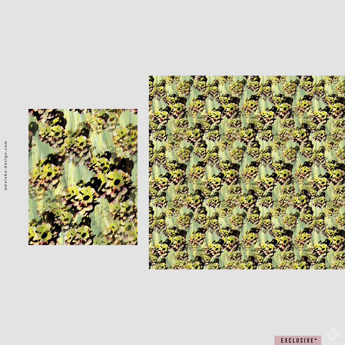 EXCLUSIVE Hydrangea Lines 190225A Seamless Pattern