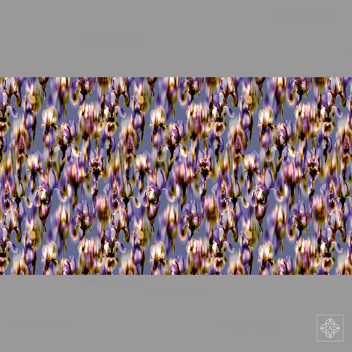 Iris 120125v2A Seamless Pattern