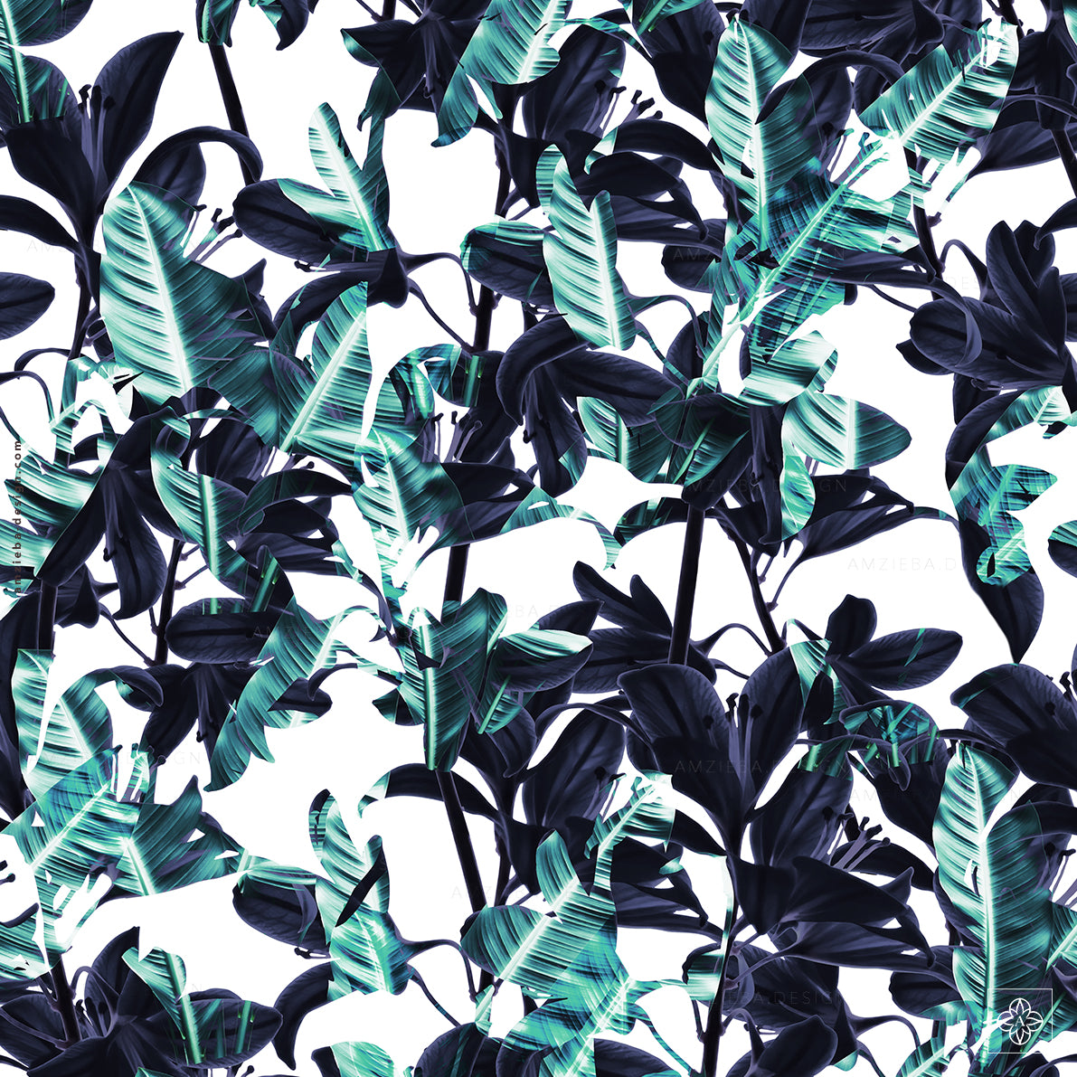 Lily Exotic 200125A Seamless Pattern