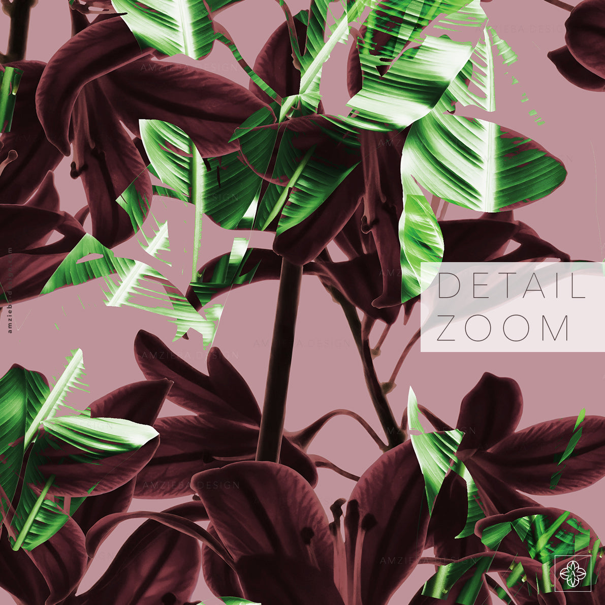 Lily Exotic 200125A Seamless Pattern