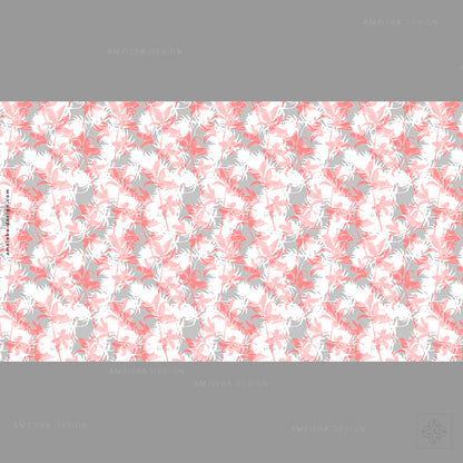 Lily Flowers 020225A Seamless Pattern