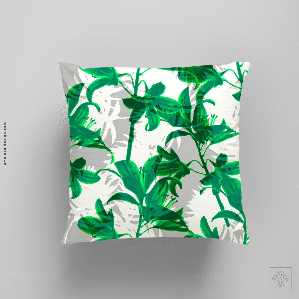 Lily Flowers 020225A Seamless Pattern