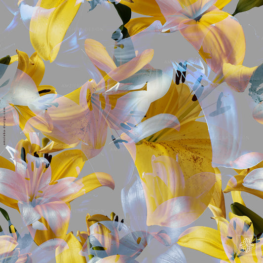 Lily Flowers 310125A Seamless Pattern