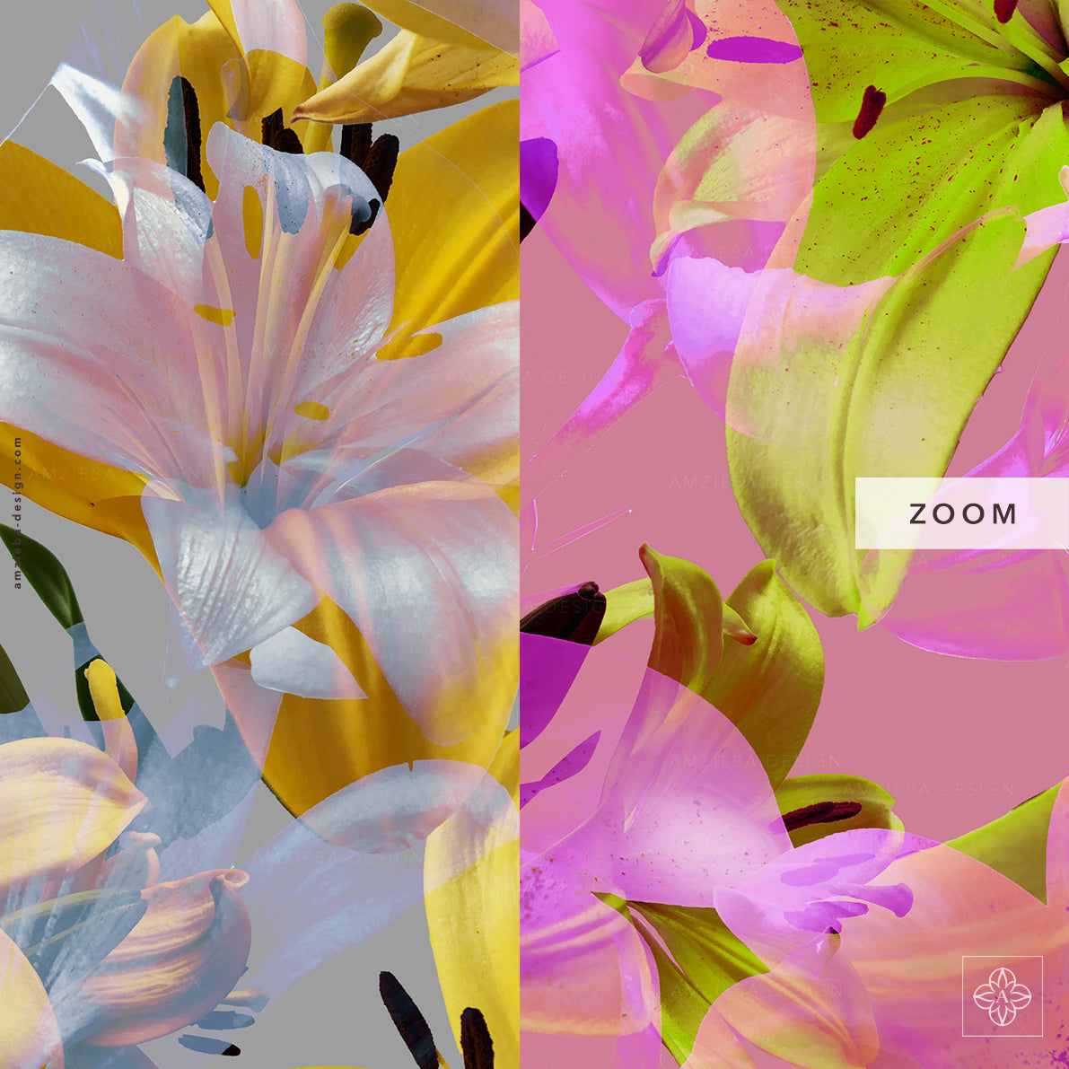 Lily Flowers 310125A Seamless Pattern