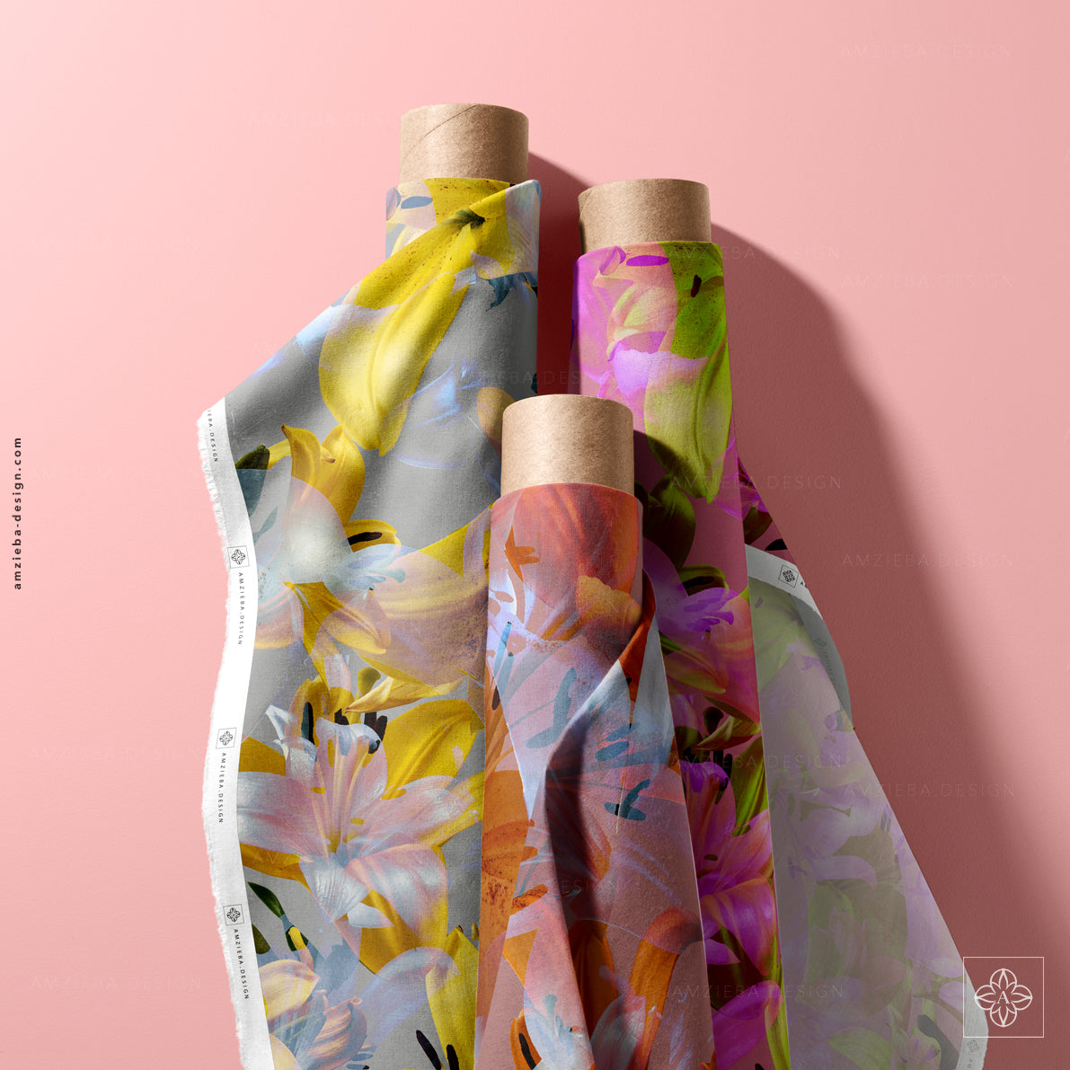 Lily Flowers 310125A Seamless Pattern