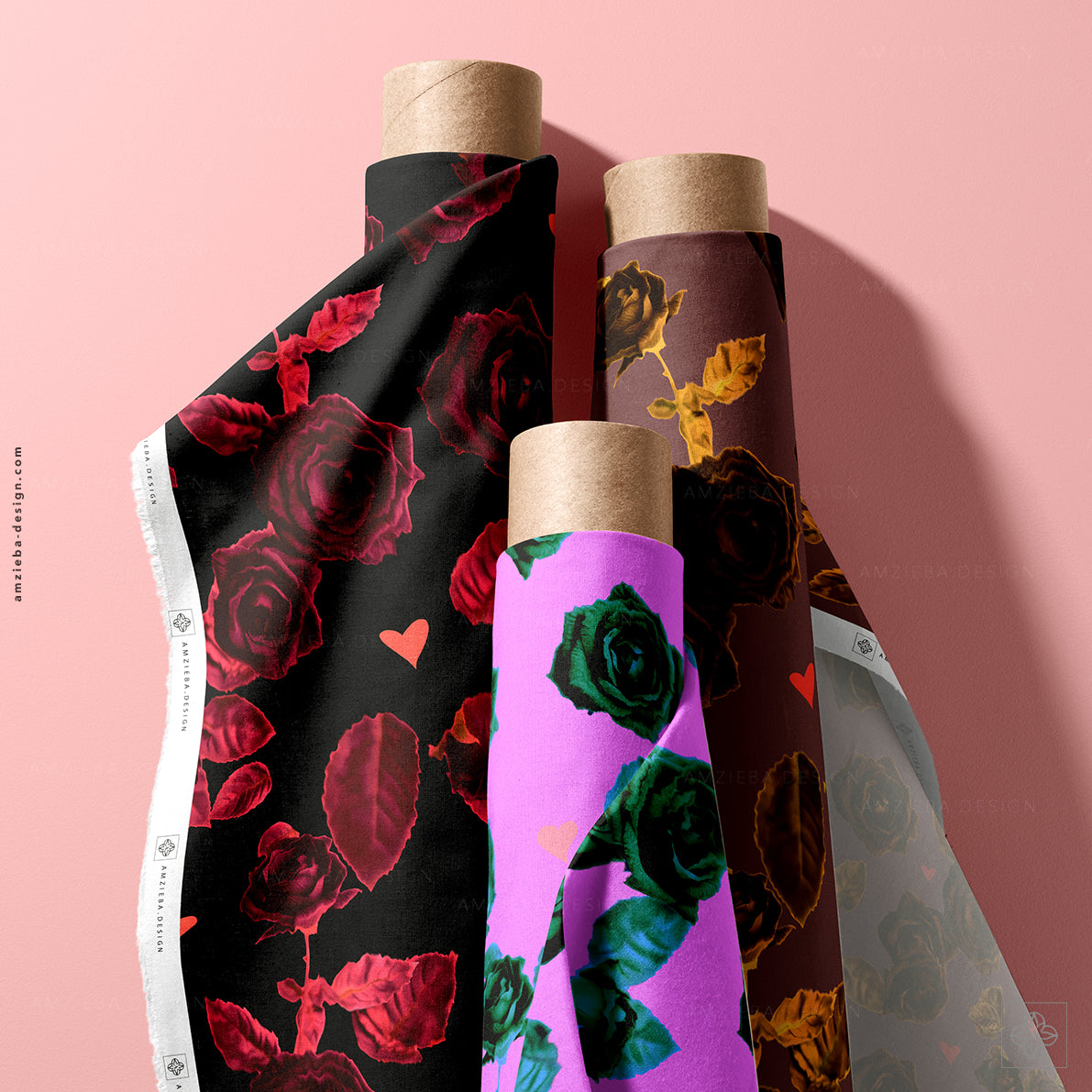 Love and Roses 170125A Seamless Pattern