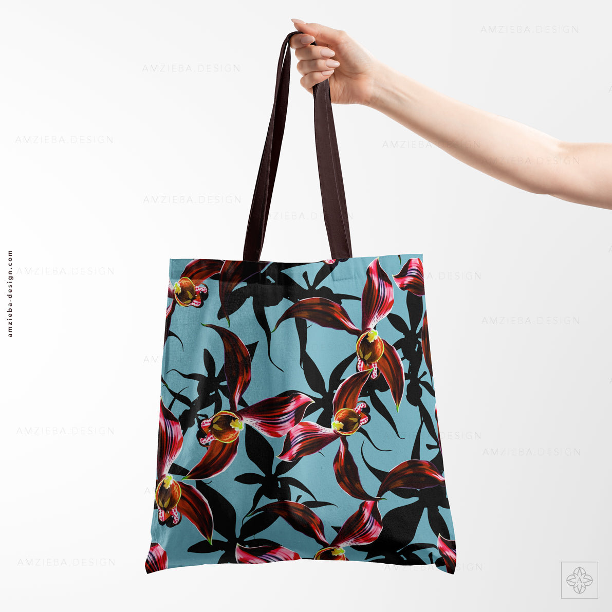 Orchid and Shadow 260125A Seamless Pattern