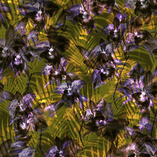 Orchid Palms 200125A Seamless Pattern