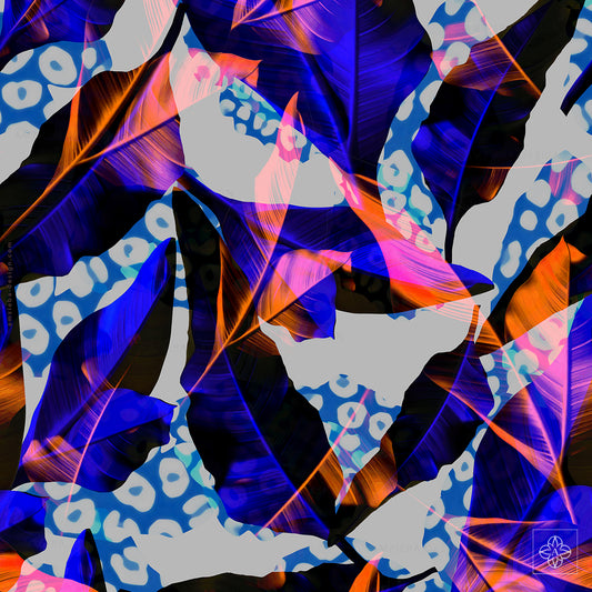 Palm Leopardskin 170125v4A Seamless Pattern