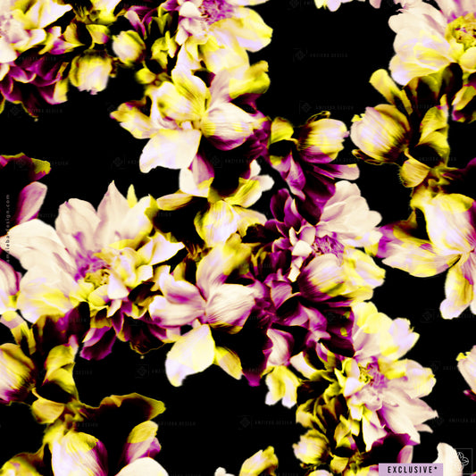 EXCLUSIVE Peony Abstract 140225A Seamless Pattern