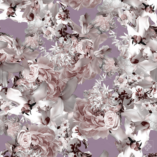 Peony Orchid 230225A Seamless Pattern