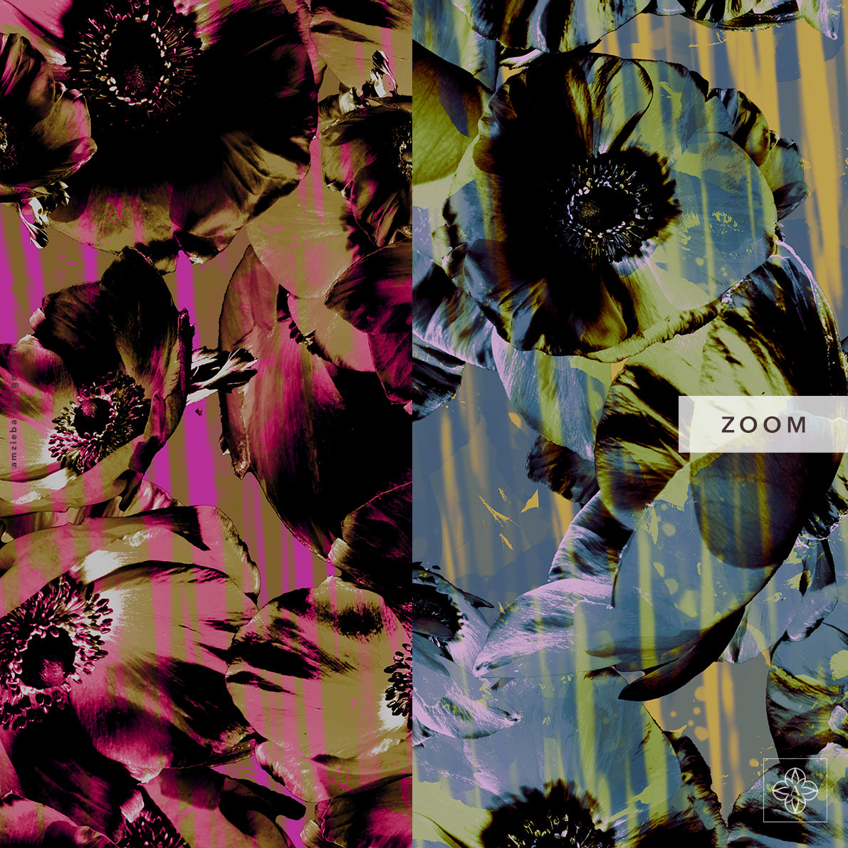 Ranunken Dark 030225v2A Seamless Pattern