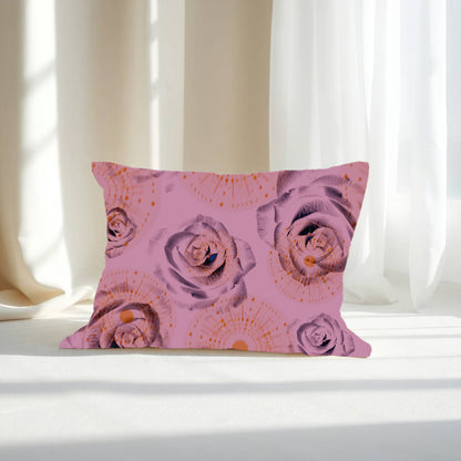 Roses and Circles 200125A Seamless Pattern