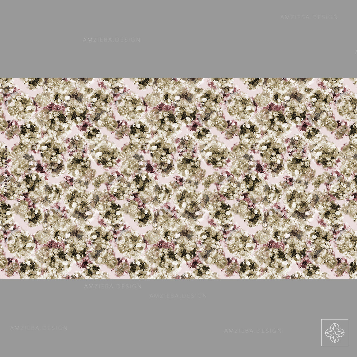 Roses Bouquets Pastel 040225A Seamless Pattern