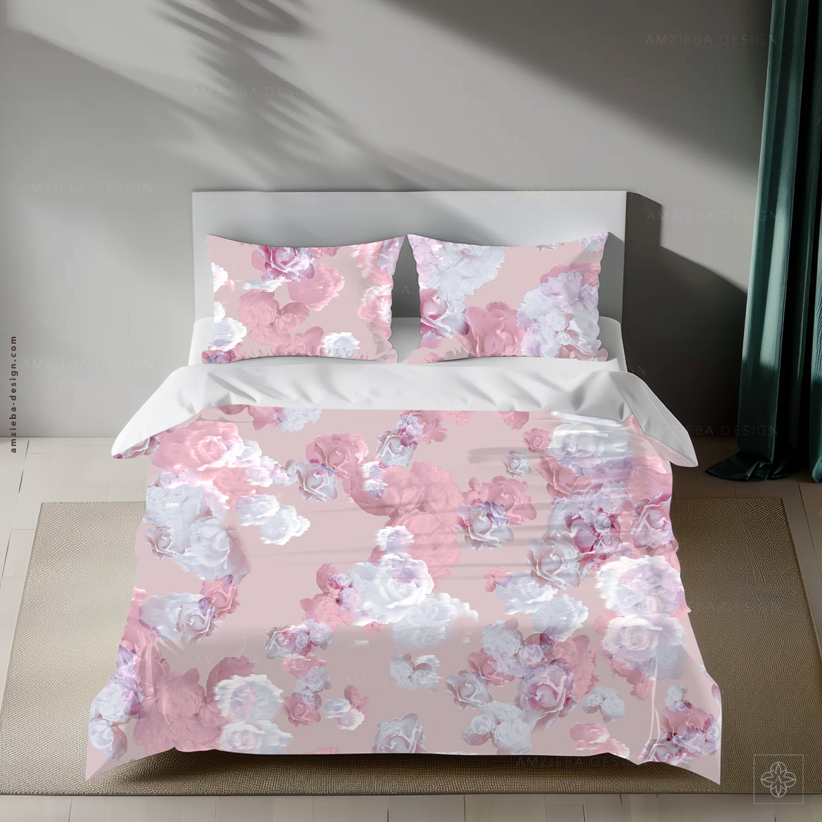 Roses Distorted 240125A Seamless Pattern