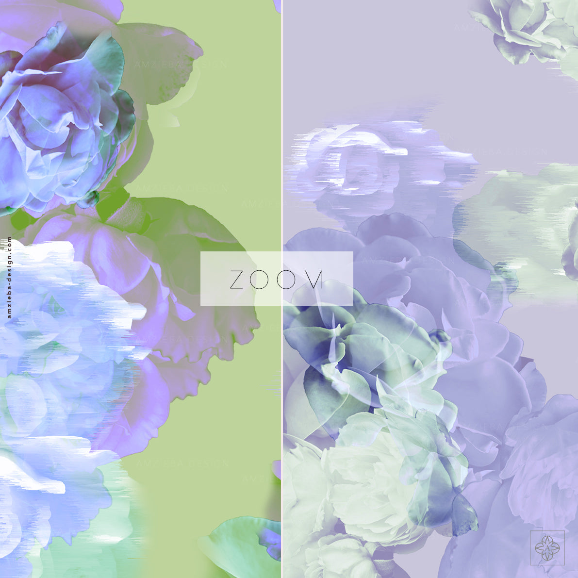 Roses Distorted 240125A Seamless Pattern