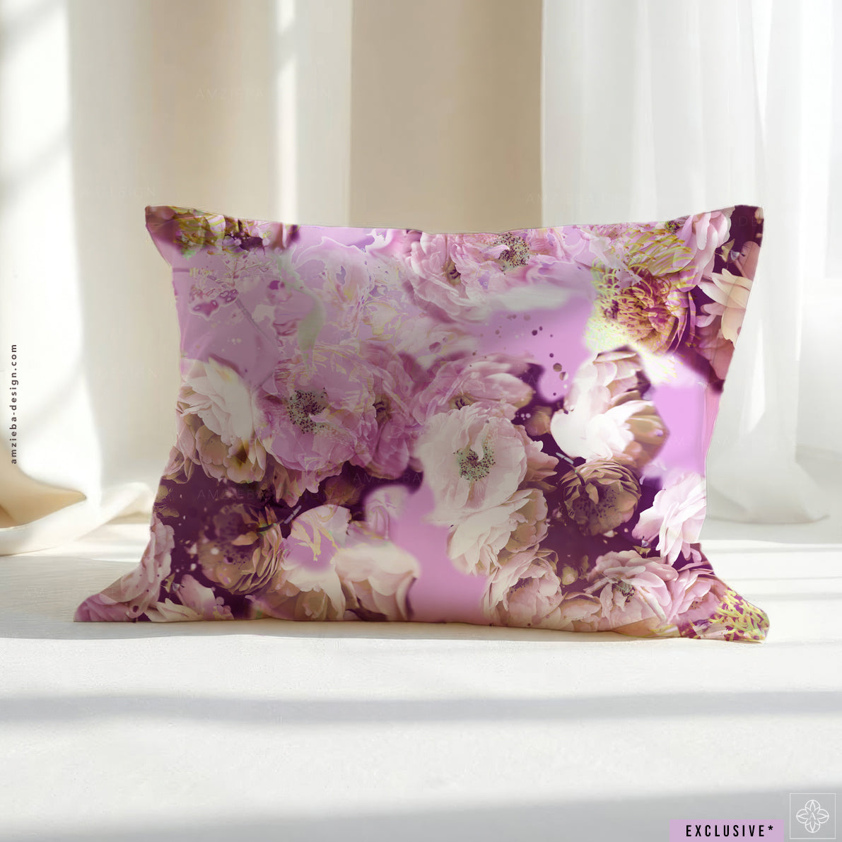 EXCLUSIVE Roses Peonys Dots 130225A Seamless Pattern