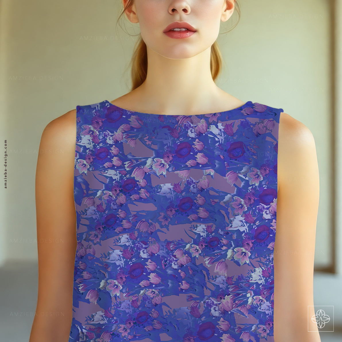 Small Flowers Distorted 310125A Seamless Pattern
