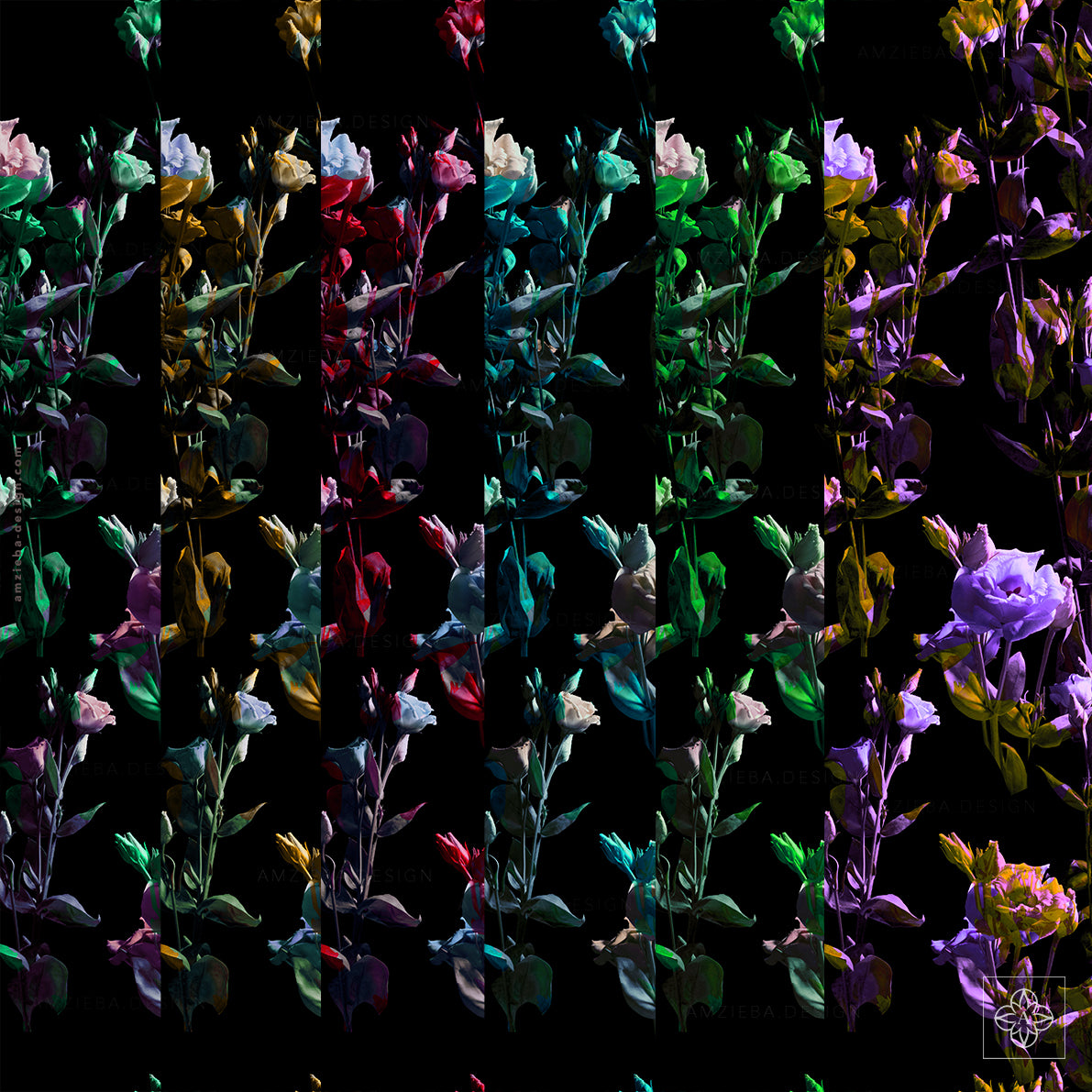 Spring Flowers 050225A Seamless Pattern